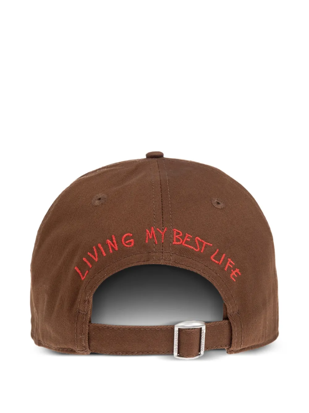 DSQUARED2 Honkbalpet met geborduurd logo - Bruin