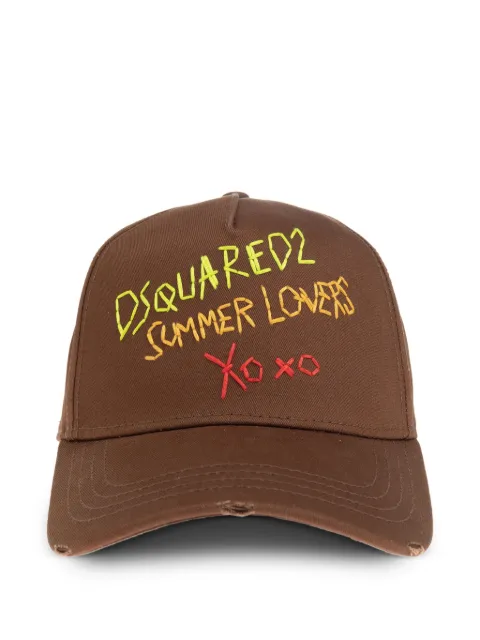 DSQUARED2 logo-embroidered baseball cap