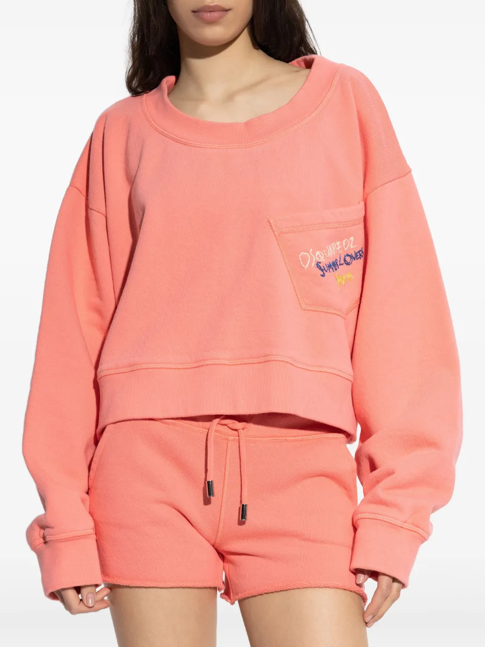 DSQUARED2 Summer Lovers sweater Roze
