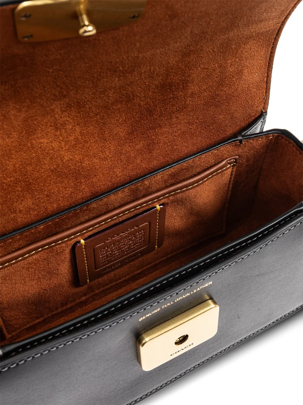 Coach Borsa a spalla con placca logo | Image 6