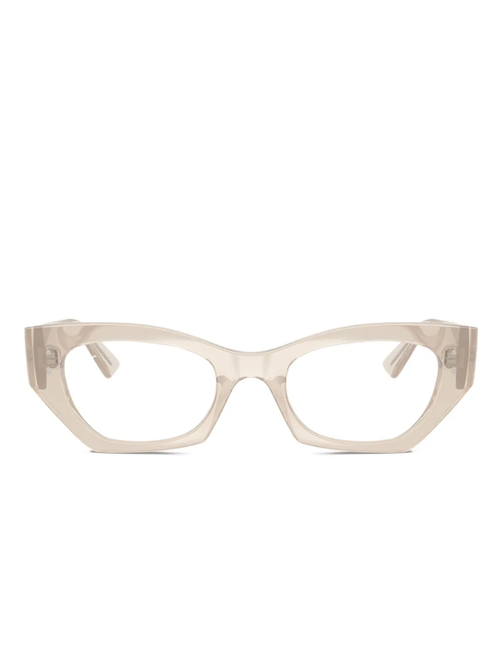 Ray-Ban Occhiali da sole Zena con stampa geometrica - Bianco