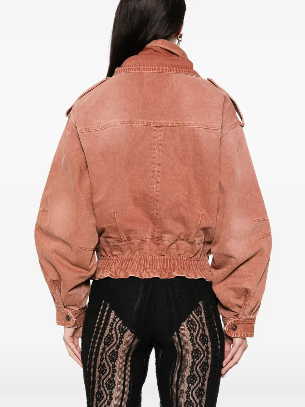 ISABEL MARANT Aneli bikerjack Bruin