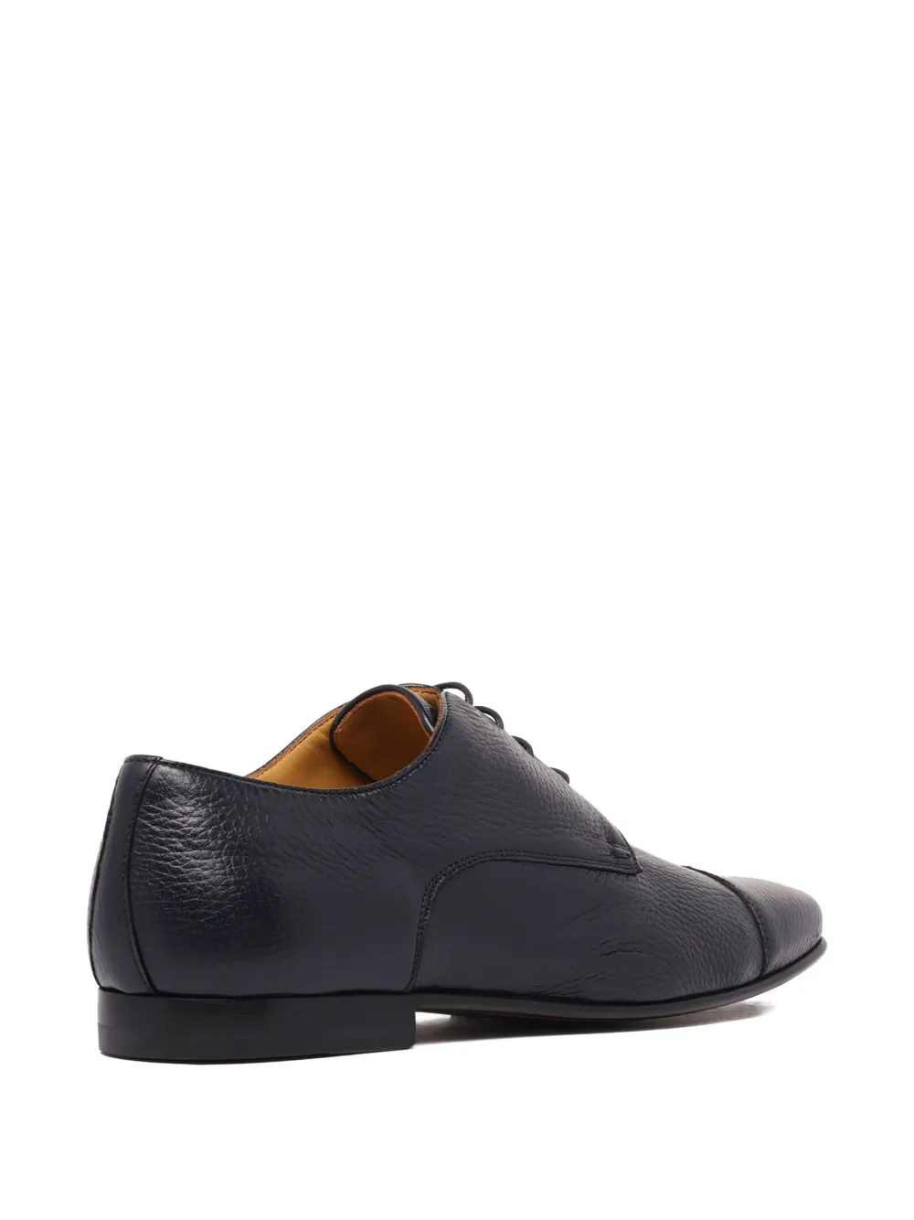 Amedeo Testoni leather derby shoes Blue