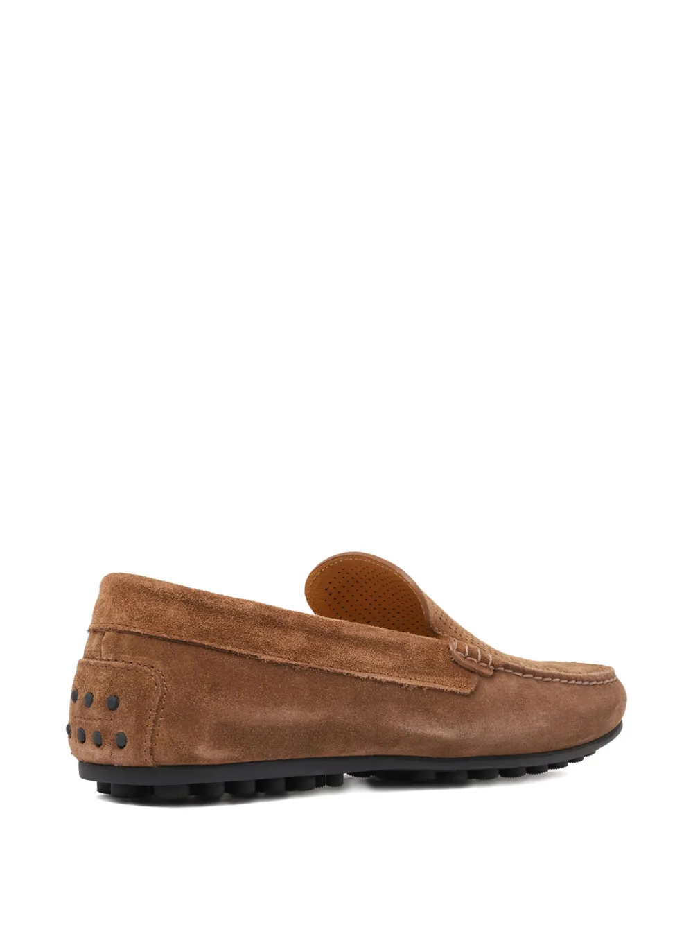 Amedeo Testoni leather loafers Brown