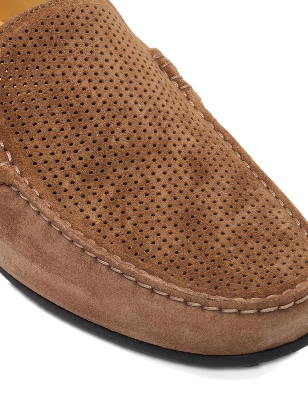 Amedeo Testoni leather loafers Brown