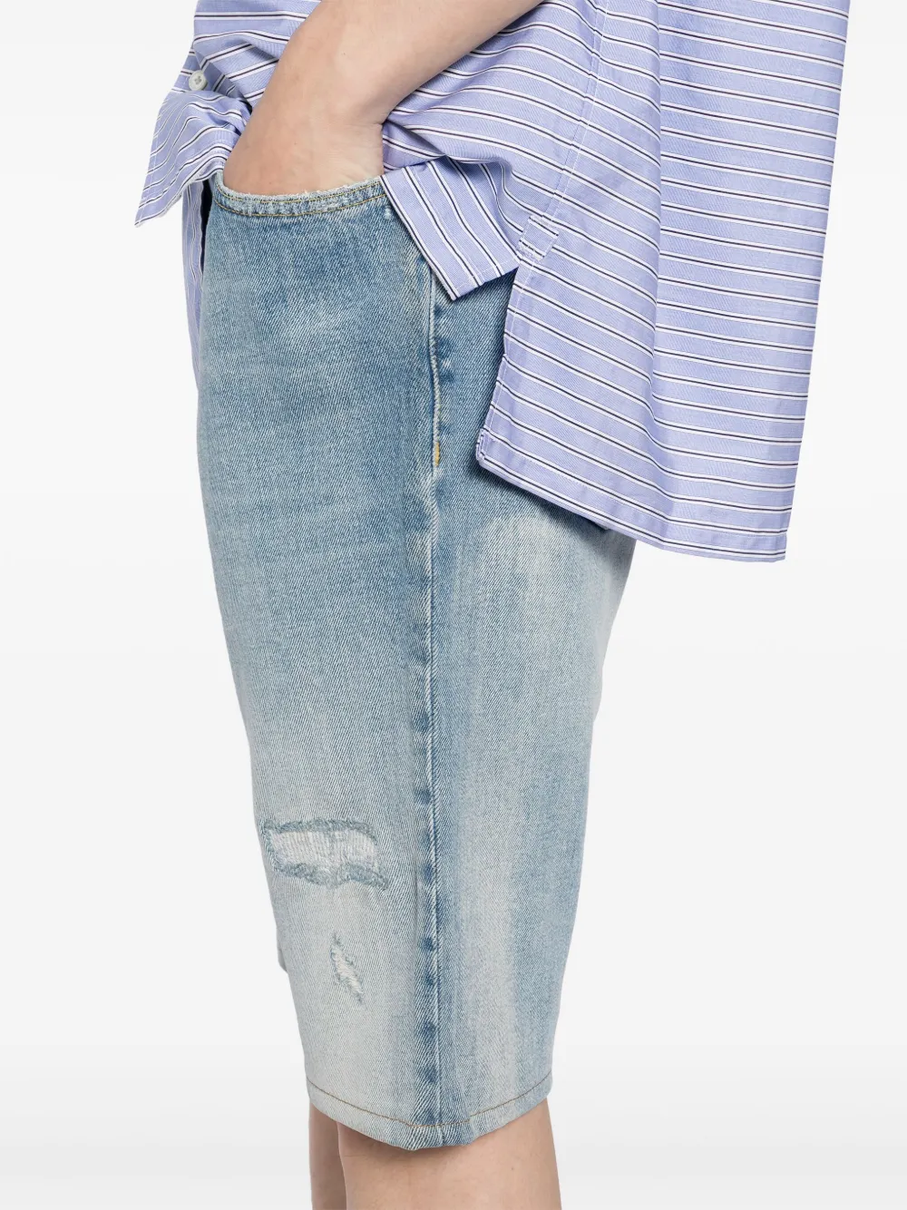 Gucci Denim shorts Blauw
