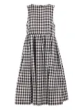 Comme des Garçons TAO Vichy midi dress - Black