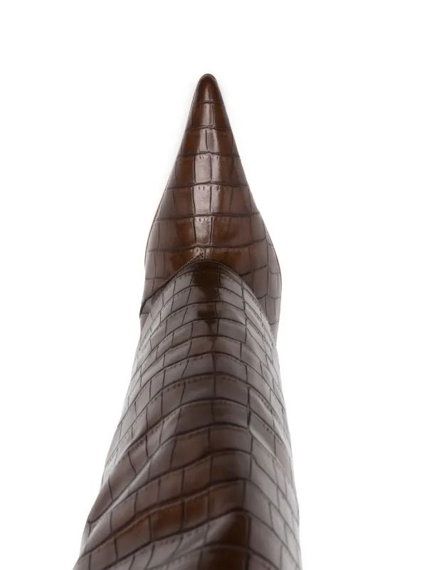 【関税込み】GIABORGHINI ブルー Rosie 31 ブーツ GIABORGHINI 110mm Ros 31 Boots | Brown | FARFETCH