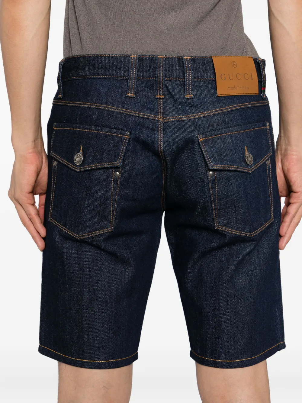 Gucci Denim shorts Blauw
