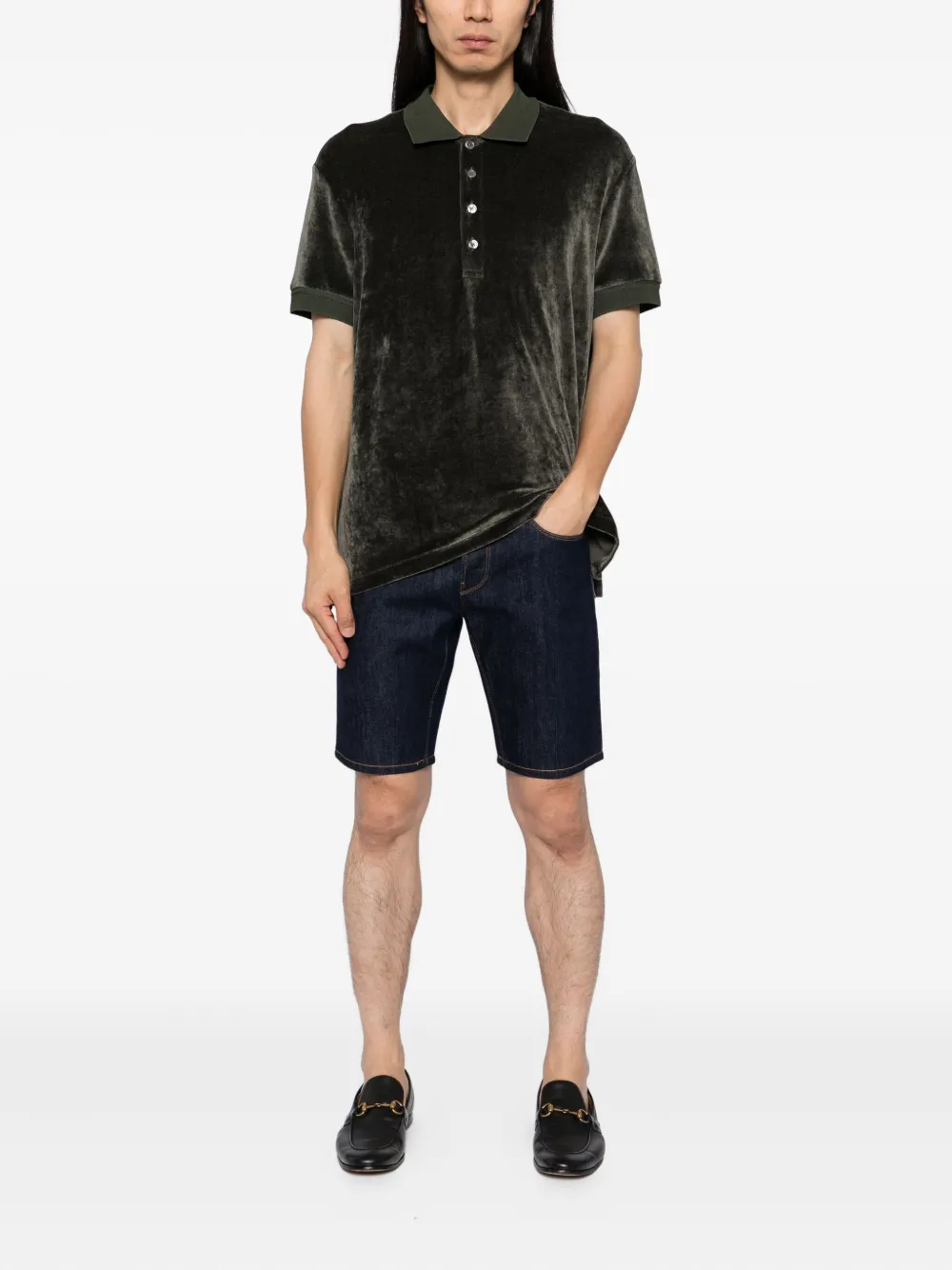 Gucci Denim shorts Blauw