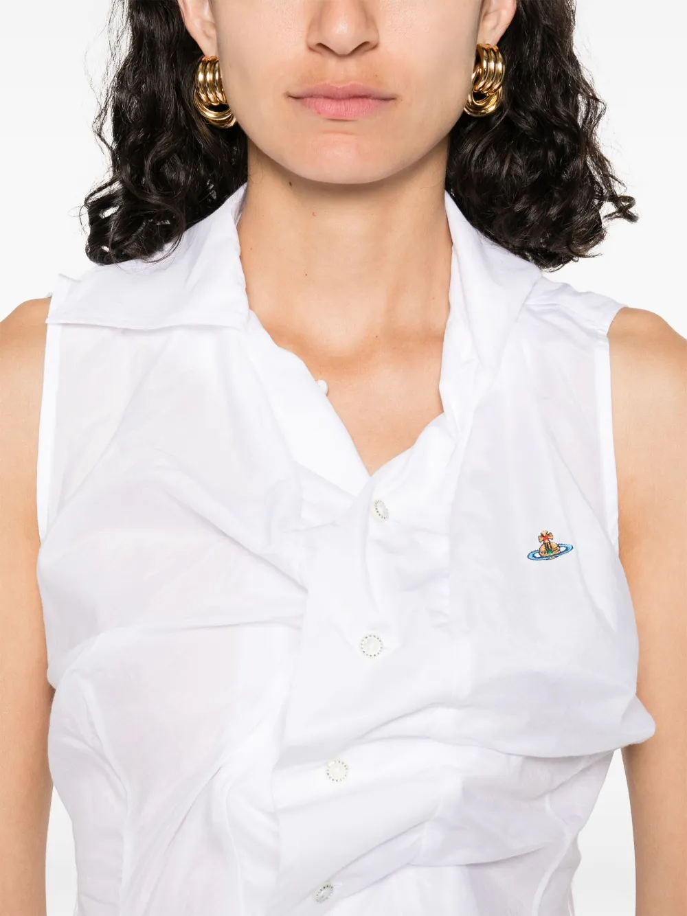 Shop Vivienne Westwood Sleeveless Shirt