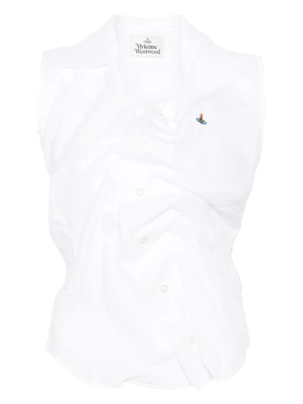 Shop Vivienne Westwood Sleeveless Shirt