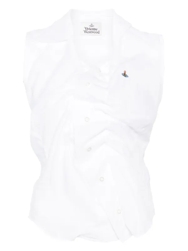 【Vivienne Westwood】ノースリーブトップス Vivienne Westwood ノースリーブシャツ | ホワイト | FARFETCH JP