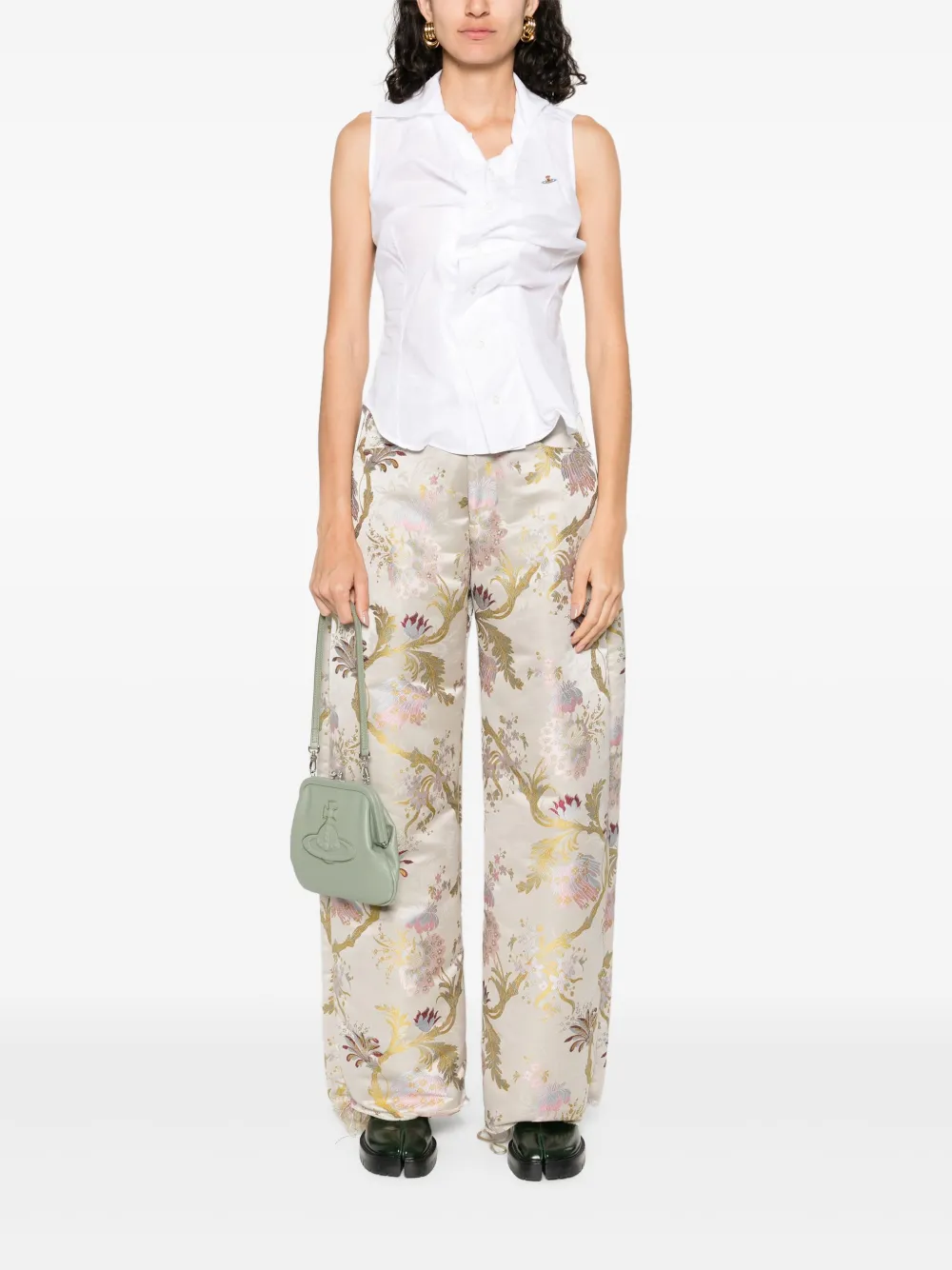 Vivienne Westwood sleeveless shirt - Wit