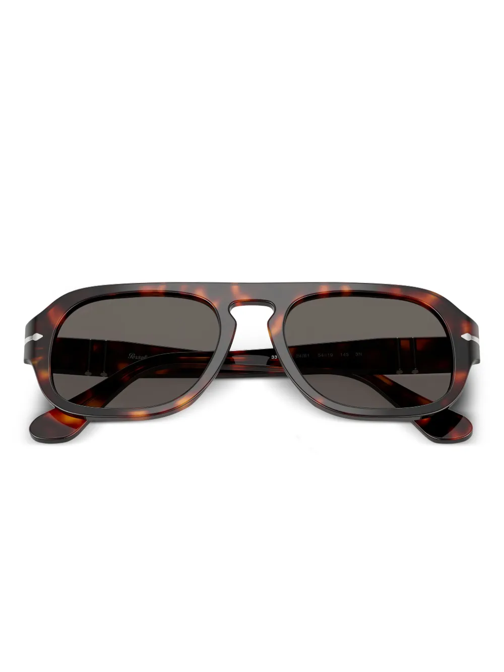 Persol Zonnebril met piloten montuur Bruin