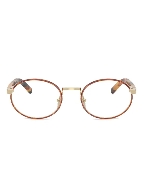 Prada Eyewear lentes con armazón redonda