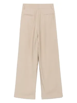 パンツ Blanca Vita Tailored Black Trousers With Elegant Silhouette Blanca Vita Tailored Black Trousers With Elegant Silhouette