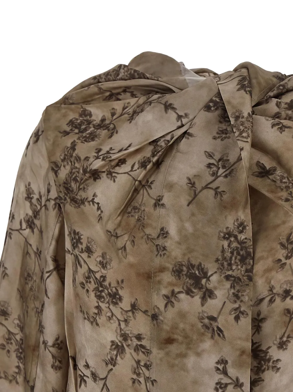 Uma Wang Blouse met bloemenprint Beige