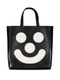 Walter Van Beirendonck Smile leather tote bag - Black