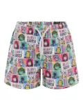 MC2 Saint Barth Kids printed swim shorts - White