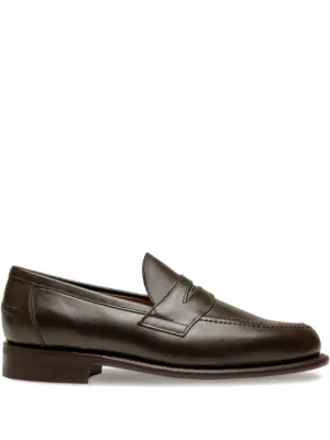 Polo Ralph Lauren penny-strap Leather Loafers | Brown | FARFETCH