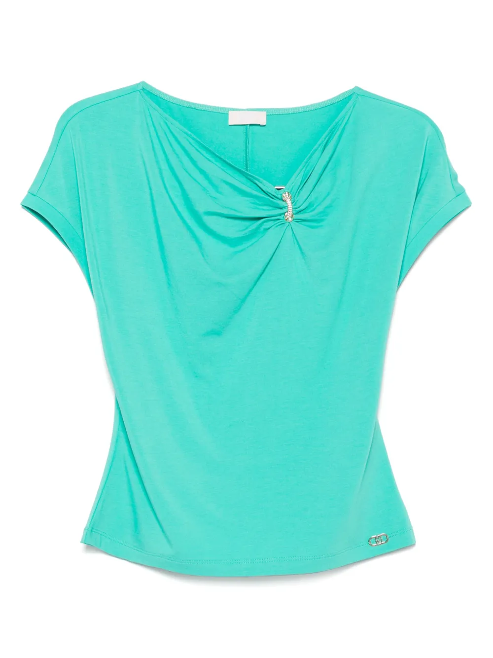 LIU JO playera con detalle de apliques | verde | Image 1
