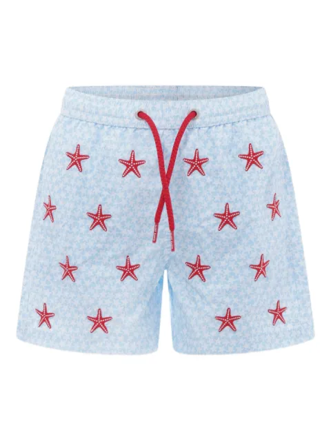 MC2 Saint Barth Kids starfish-print swim shorts