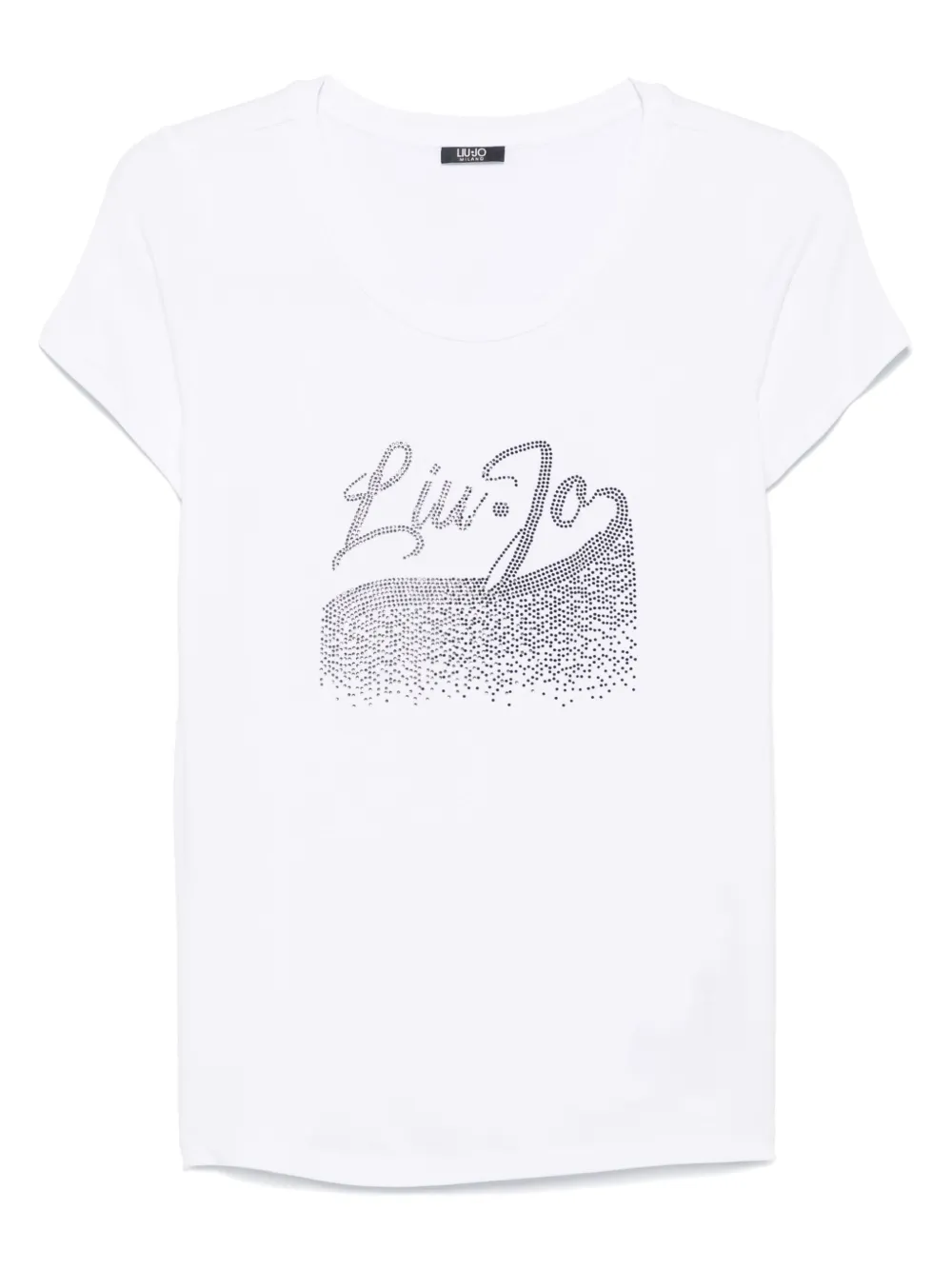 LIU JO playera con detalles de strass | blanco | Image 1