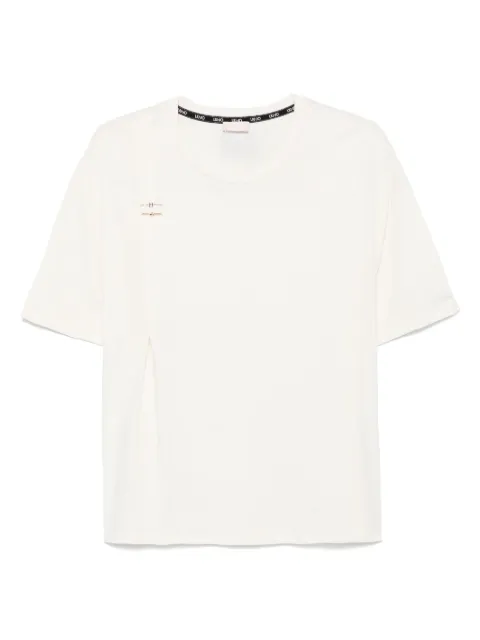 LIU JO playera con detalle de apliques
