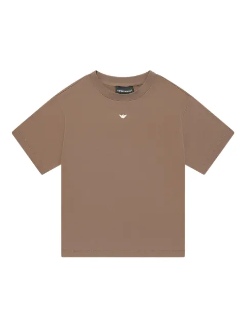 Emporio Armani Kids logo-embroidered T-shirt