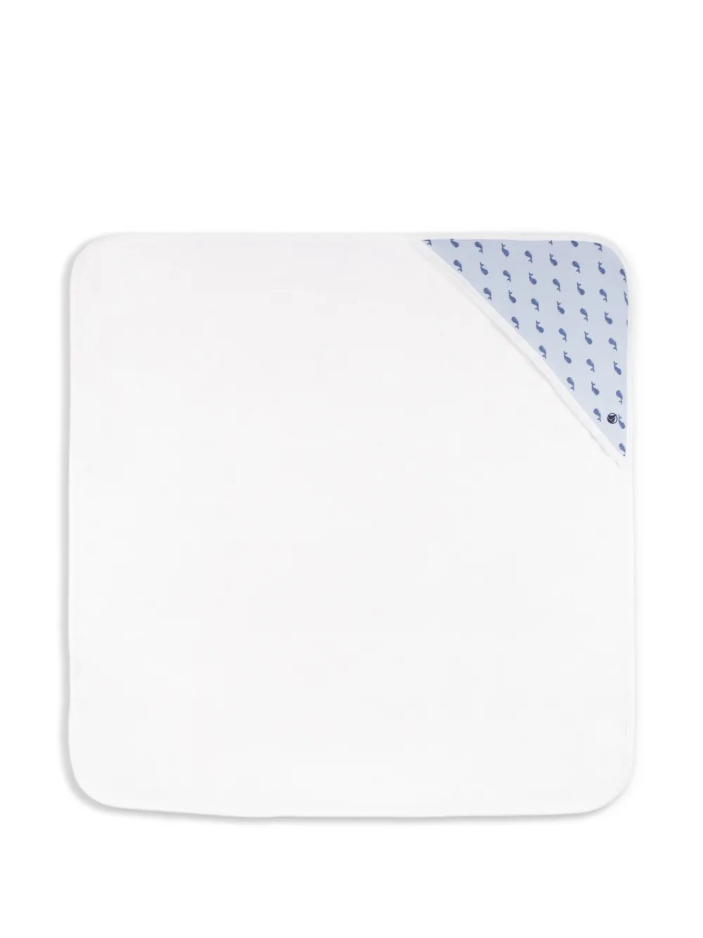 Petit Bateau whale-print bath towel | blanco | Image 1