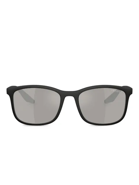Prada Linea Rossa Sonnenbrille mit eckigem Gestell
