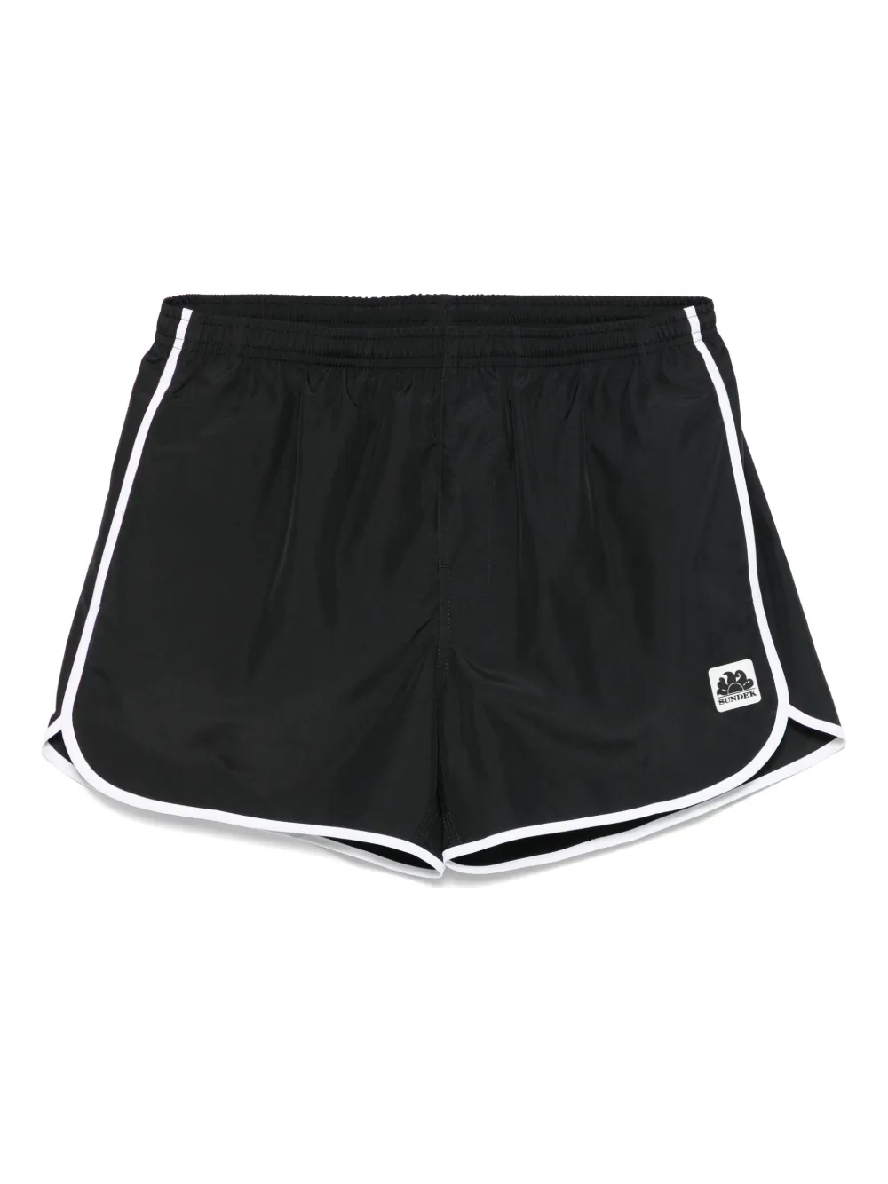 Sundek side slits swim shorts | Black | Image 1