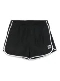 Sundek side slits swim shorts - Black