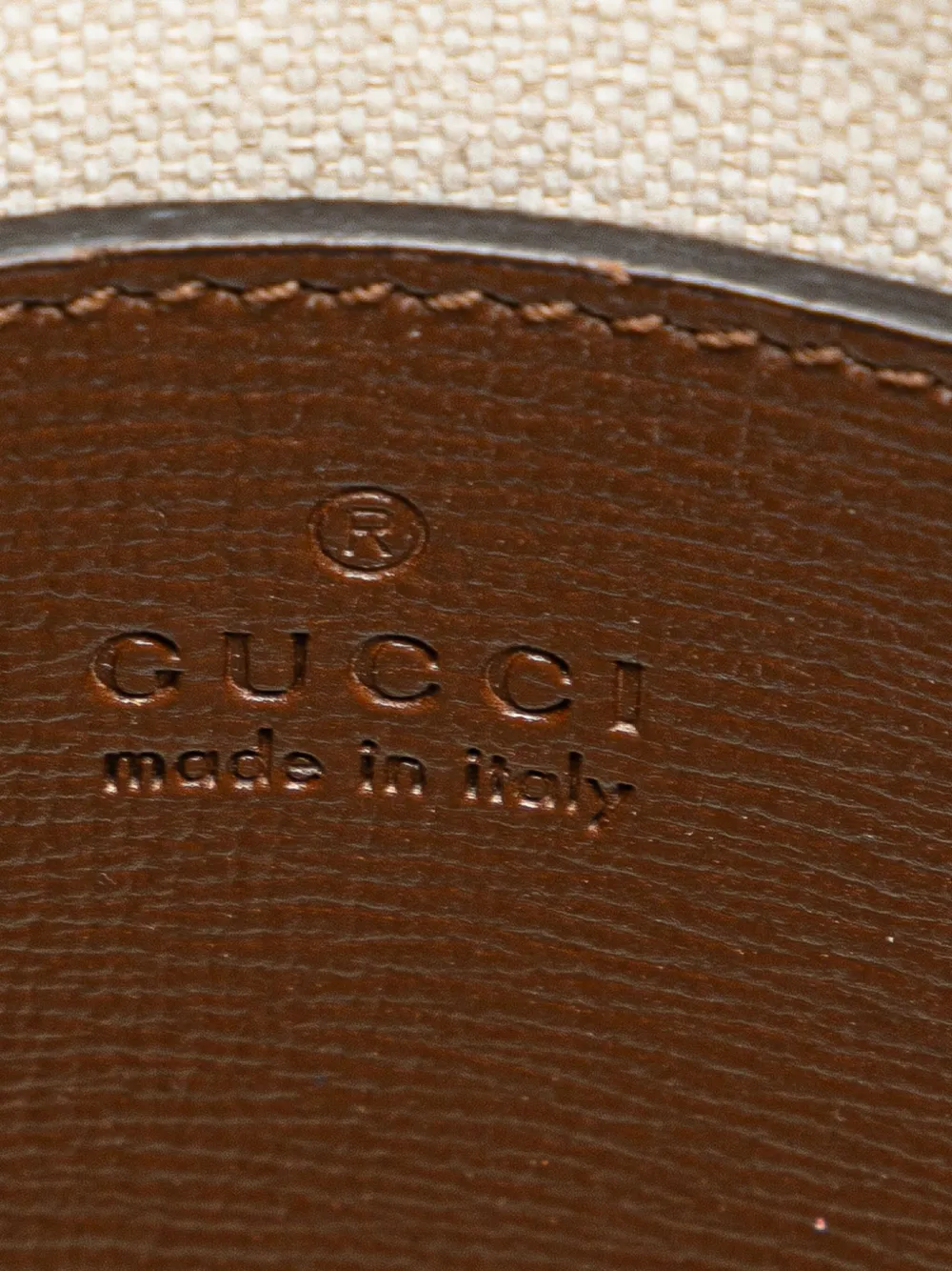 Pre-owned Gucci 2016-2024 Mini Gg Supreme Interlocking G Satchel In Brown