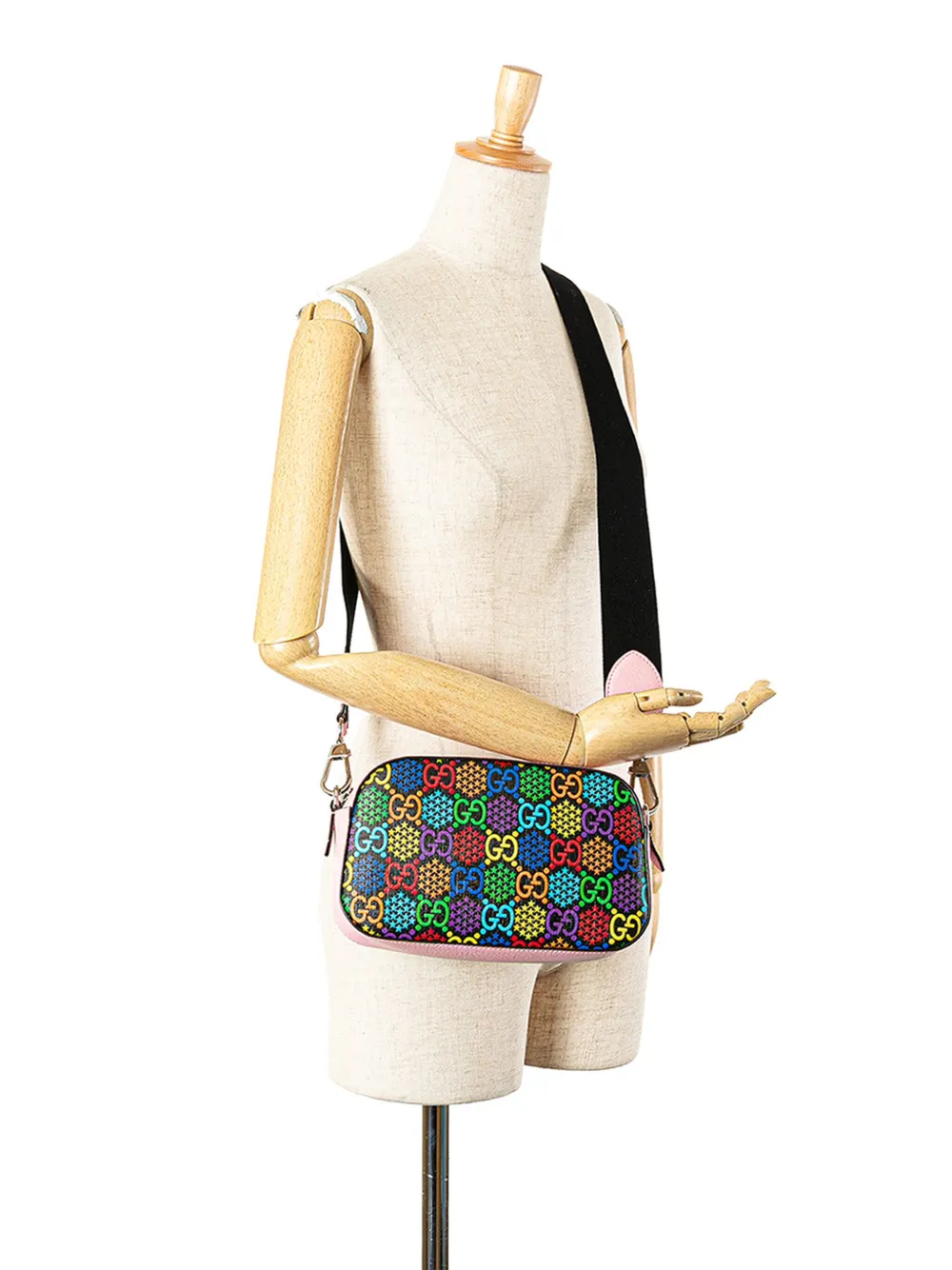 Gucci Pre-Owned Borsa a tracolla Psychedelic in tessuto GG Supreme 2016-2024 | Image 7