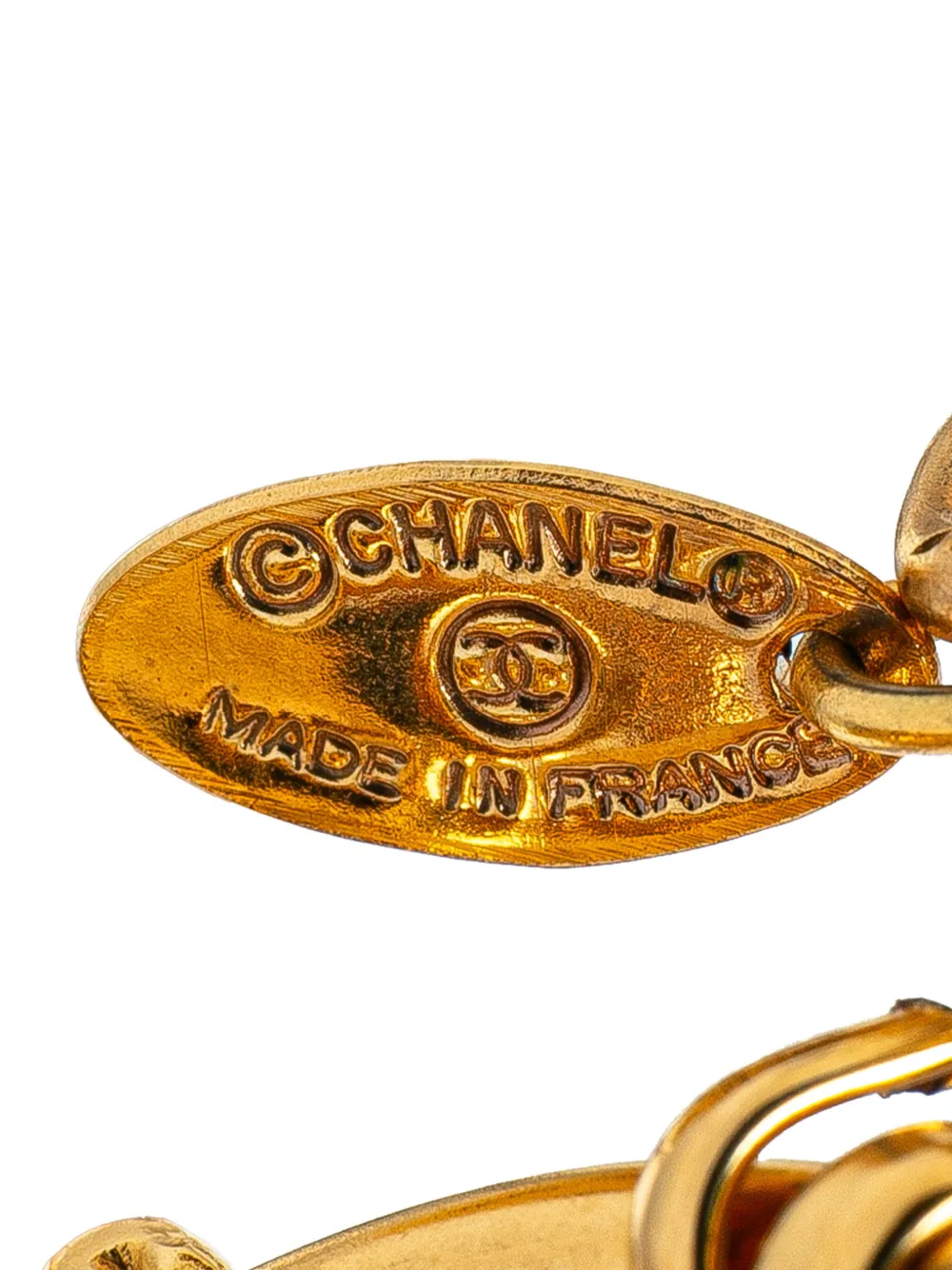 CHANEL Pre-Owned 1970-1980 Gold Plated 31 Rue Cambon Pendant Necklace costume necklace | Image 2