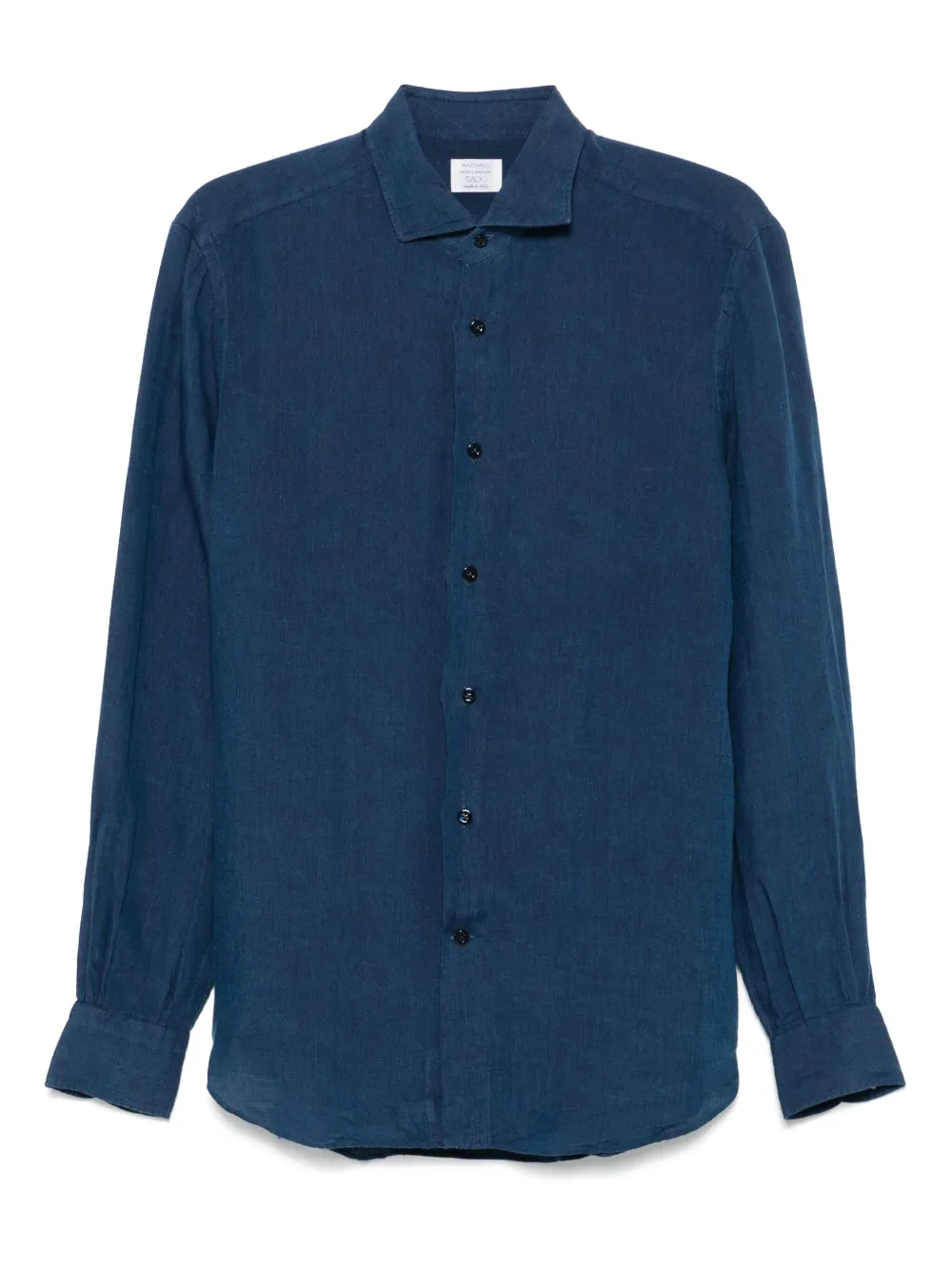 Mazzarelli camisa de lino | azul | Image 1