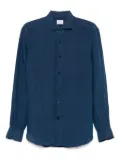 Mazzarelli linen shirt - Blue