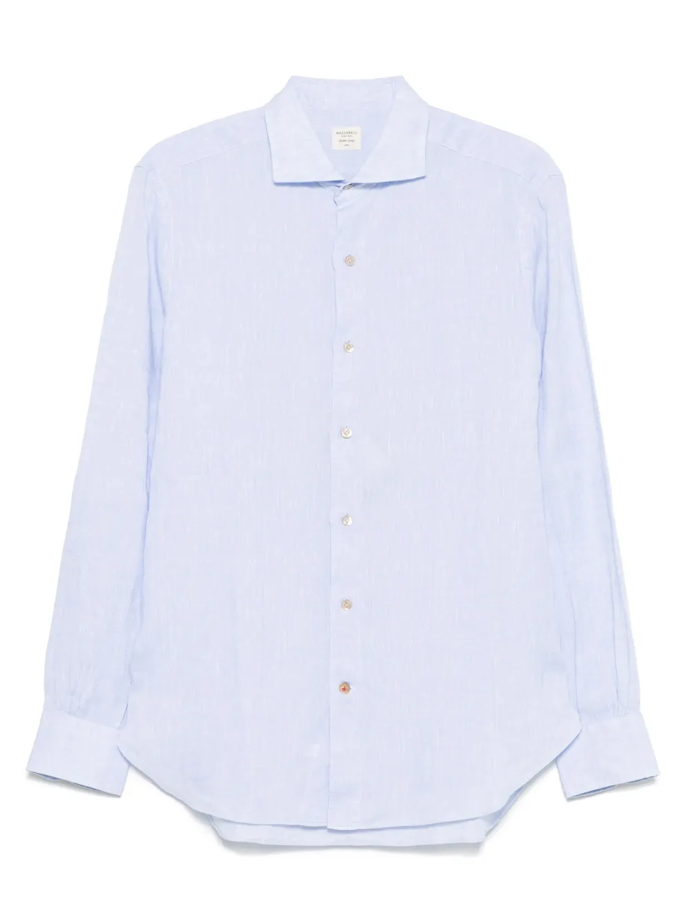 Mazzarelli camisa de lino | azul | Image 1