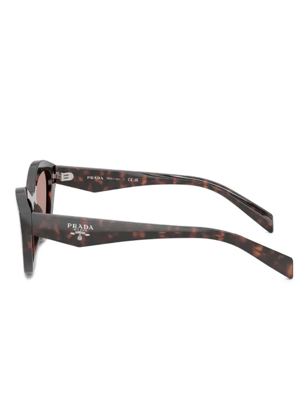 PRADA キャットアイサングラス ブラウン Prada Eyewear キャットアイ サングラス | ブラウン | FARFETCH JP