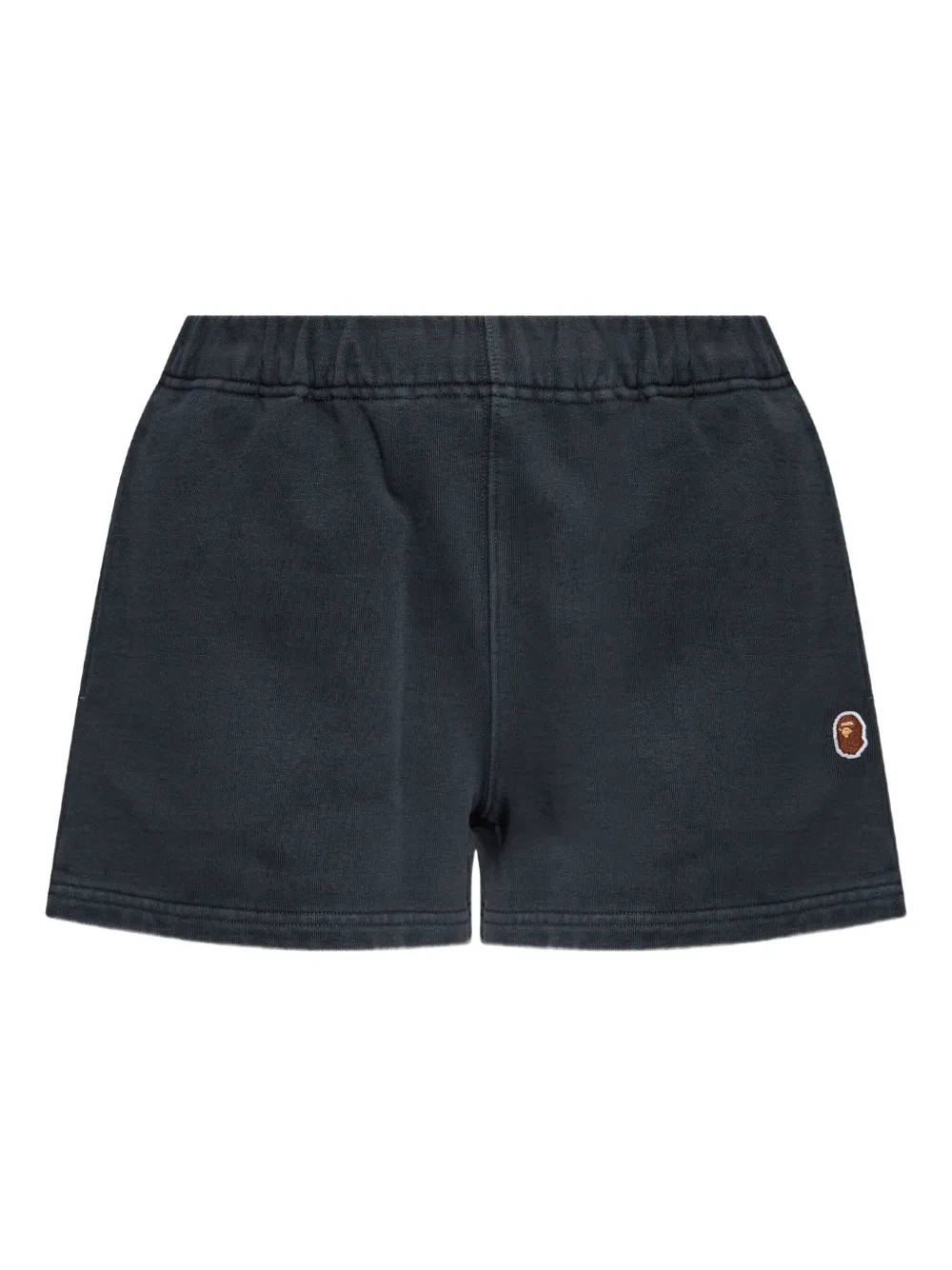 A BATHING APE® Ape Head One Point track shorts | Black | Image 1