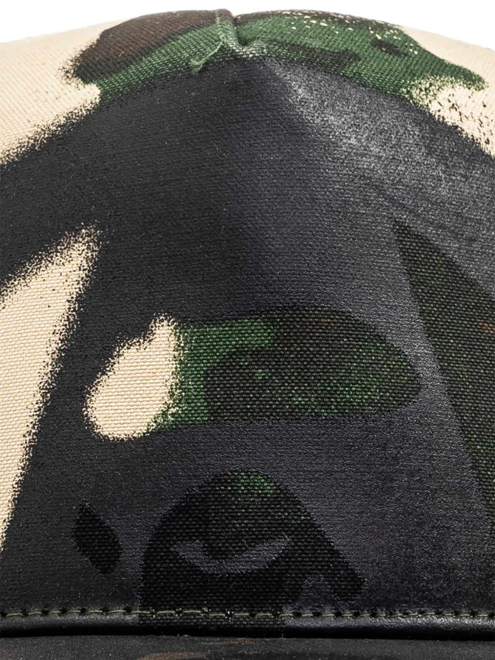 A BATHING APE Pet met logo Groen