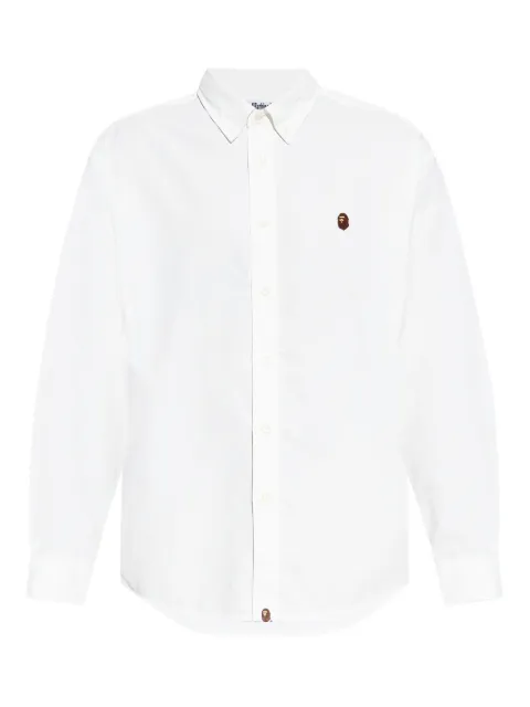 A BATHING APE® camisa con aplique del logo