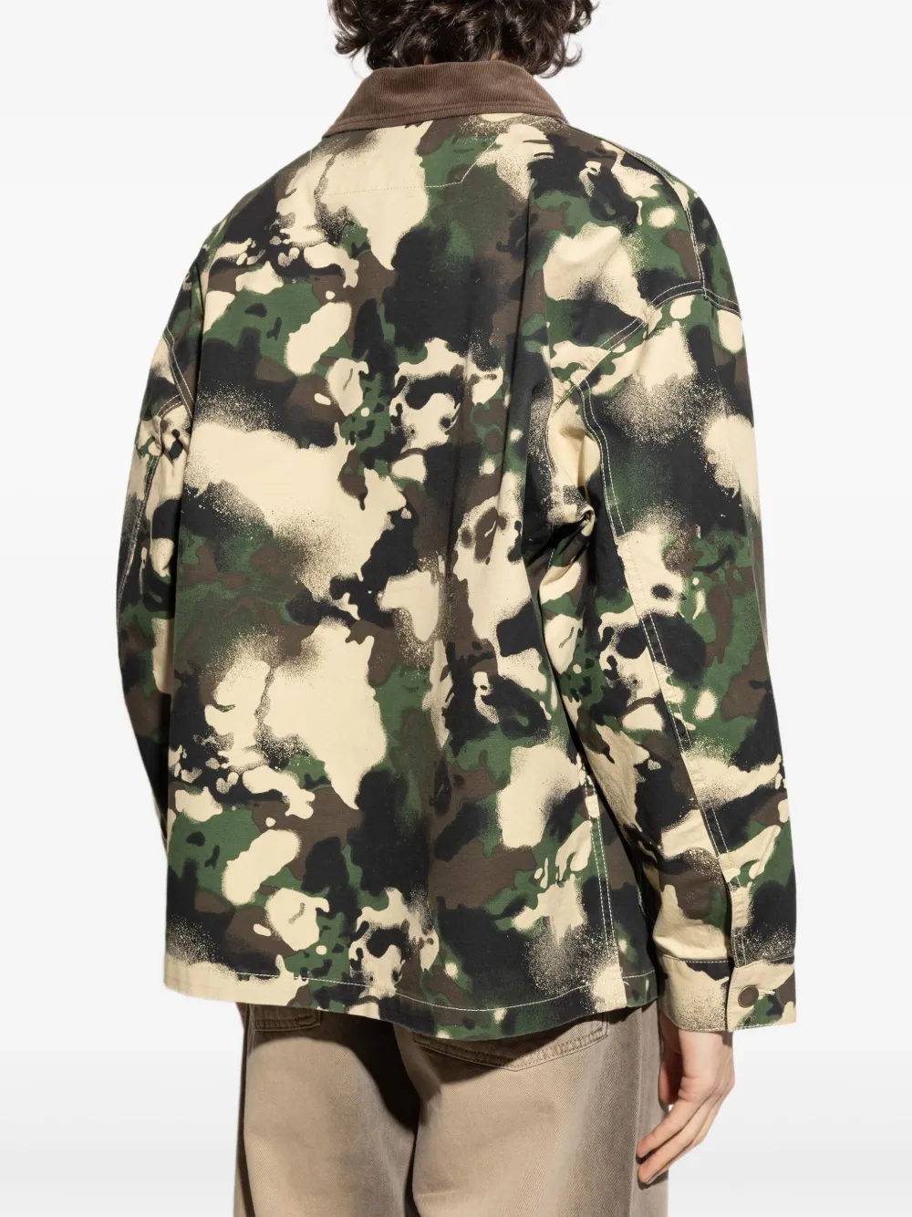 A BATHING APE Jack met camouflageprint Groen