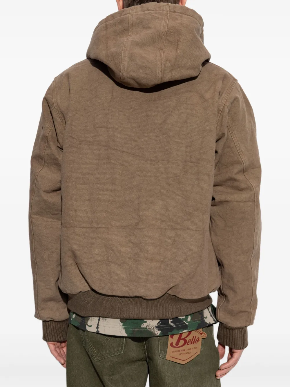 A BATHING APE Jack met geborduurd logo Bruin