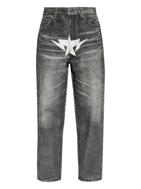 A BATHING APE® jeans rectos con estampado