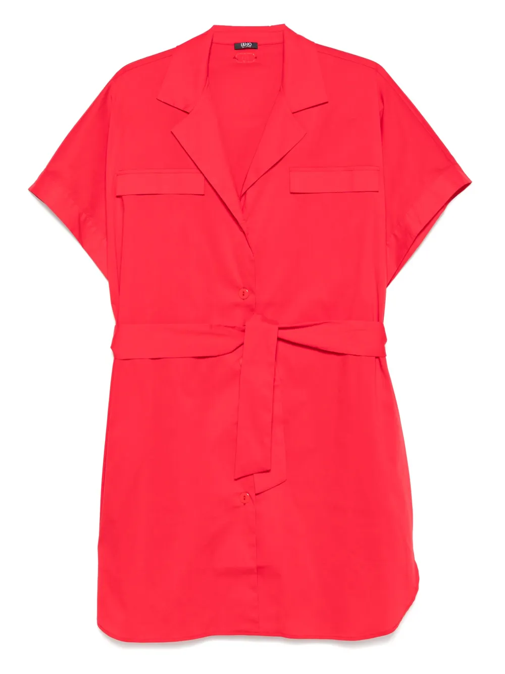 LIU JO vestido corto estilo camisa | rojo | Image 1