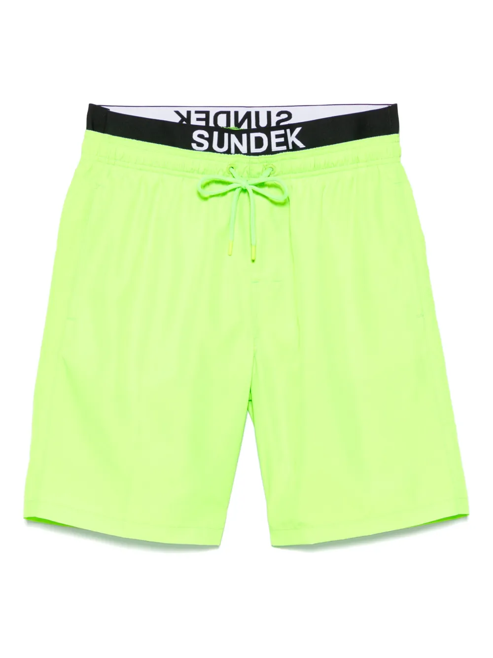 Sundek badbyxor med logotypband | grön | Image 1