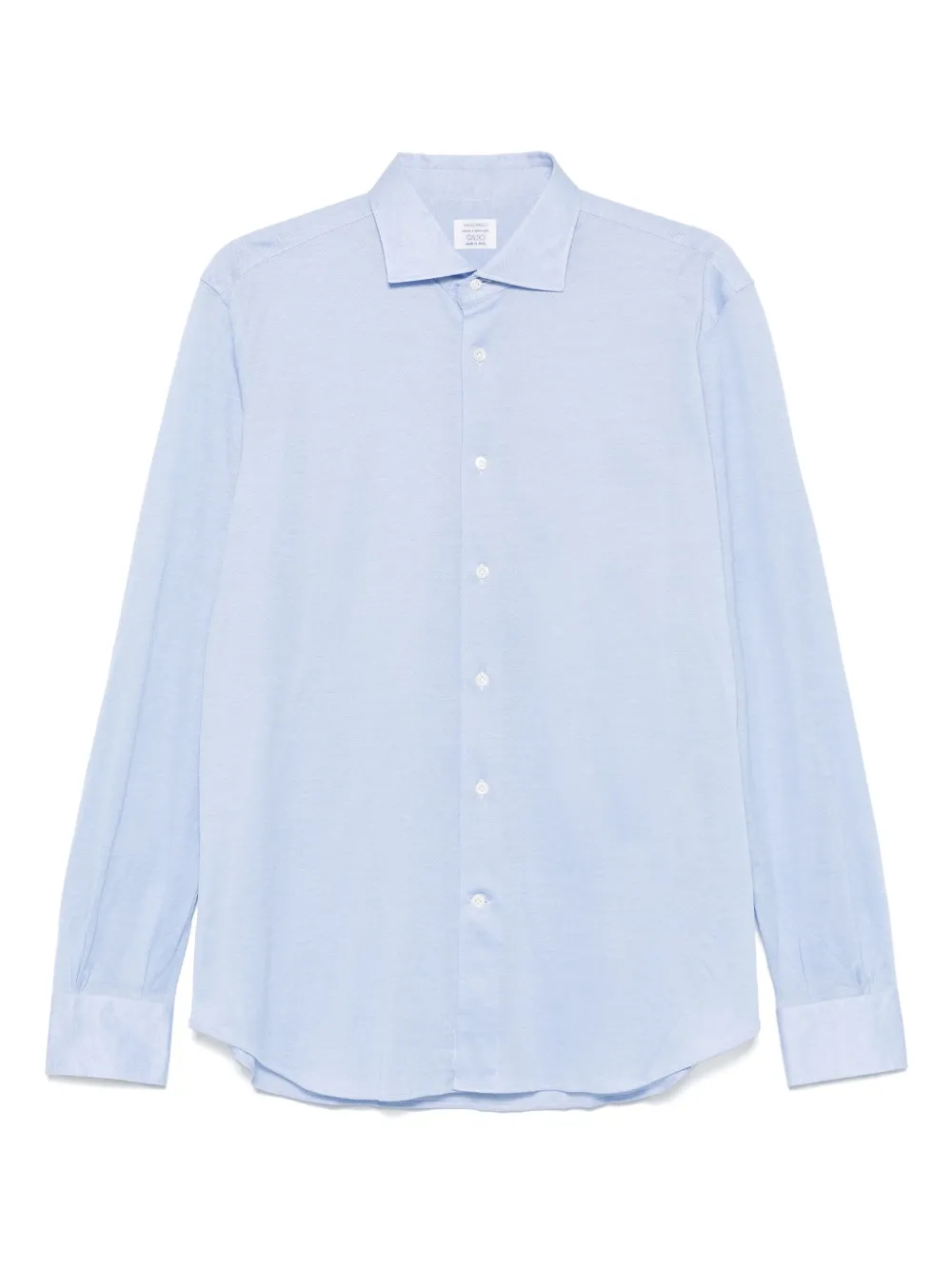 Mazzarelli Cotton Shirt In Blue